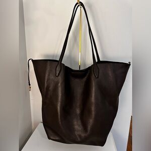 Madewell The Shopper Tote - Rich Brown leather